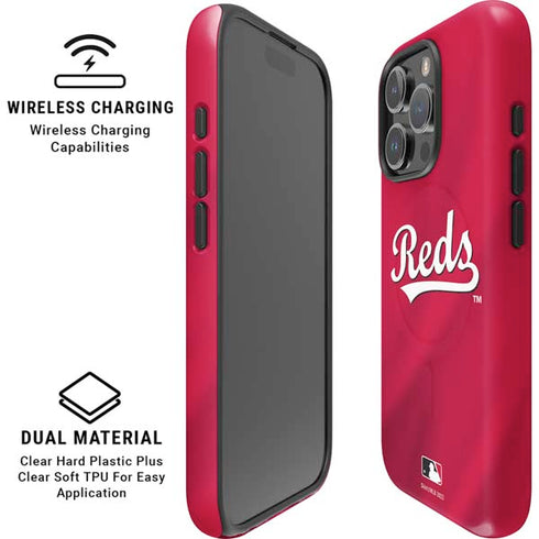 MLB Cincinnati Reds Alternate/Away Jersey iPhone 16 Pro Magsafe Impact Case