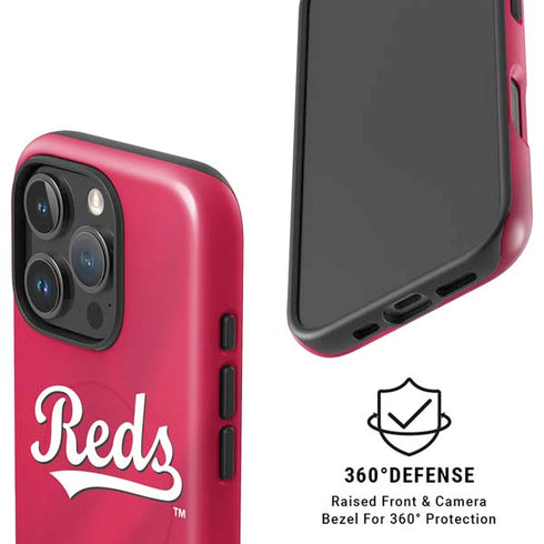 MLB Cincinnati Reds Alternate/Away Jersey iPhone 16 Pro Max Magsafe Impact Case