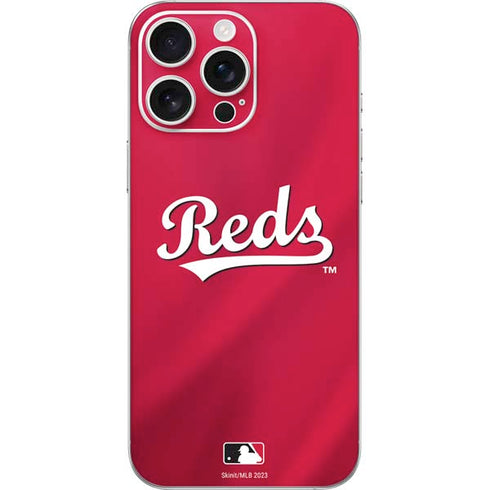 MLB Cincinnati Reds Alternate/Away Jersey iPhone 16 Pro Max Skin