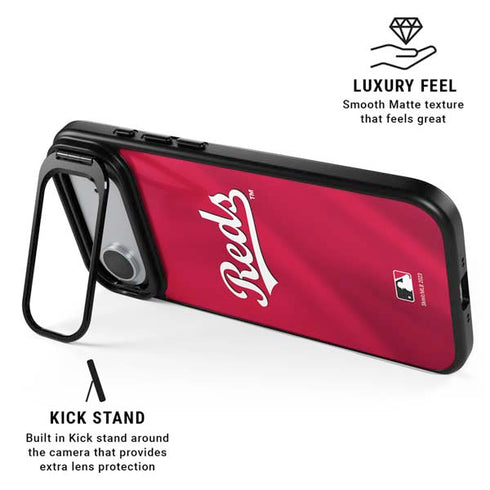 MLB Cincinnati Reds Alternate/Away Jersey iPhone 17 Air Kickstand Case