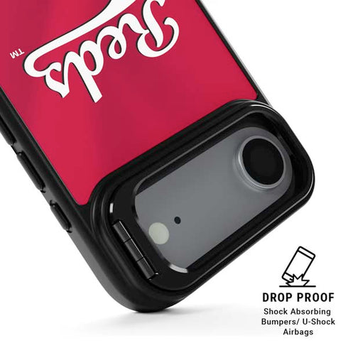MLB Cincinnati Reds Alternate/Away Jersey iPhone 17 Air Kickstand Case