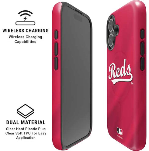 MLB Cincinnati Reds Alternate/Away Jersey iPhone 17 Magsafe Impact Case