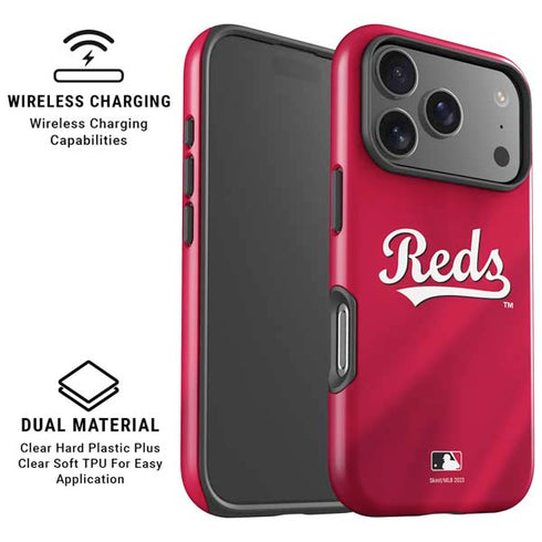 MLB Cincinnati Reds Alternate/Away Jersey iPhone 17 Pro Magsafe Impact Case