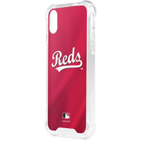 MLB Cincinnati Reds Alternate/Away Jersey iPhone XS Clear Case