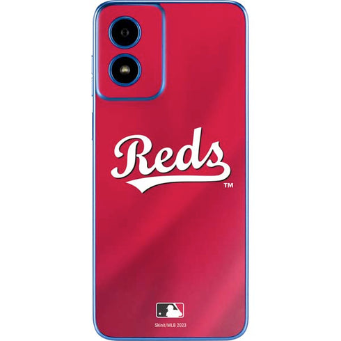 MLB Cincinnati Reds Alternate/Away Jersey Moto G Play 4G (2024) Skin