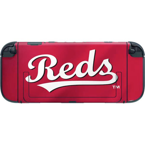 MLB Cincinnati Reds Alternate/Away Jersey Nintendo Switch 2 (2025) with Joy-Con Skin