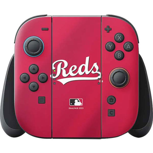 MLB Cincinnati Reds Alternate/Away Jersey Nintendo Switch 2 (2025) Joy-Con Controller Skin