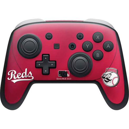 MLB Cincinnati Reds Alternate/Away Jersey Nintendo Switch 2 (2025) Pro Controller Skin