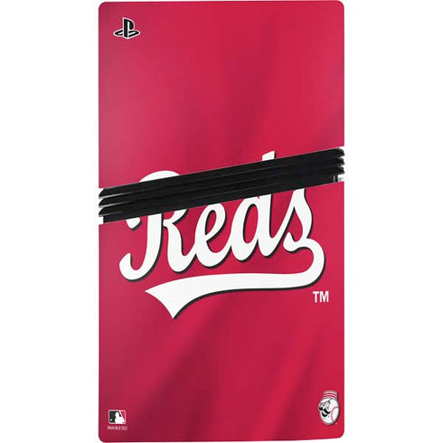 MLB Cincinnati Reds Alternate/Away Jersey PS5 Pro Disk Console Skin