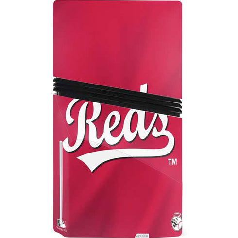 MLB Cincinnati Reds Alternate/Away Jersey PS5 Pro Disk Console Skin
