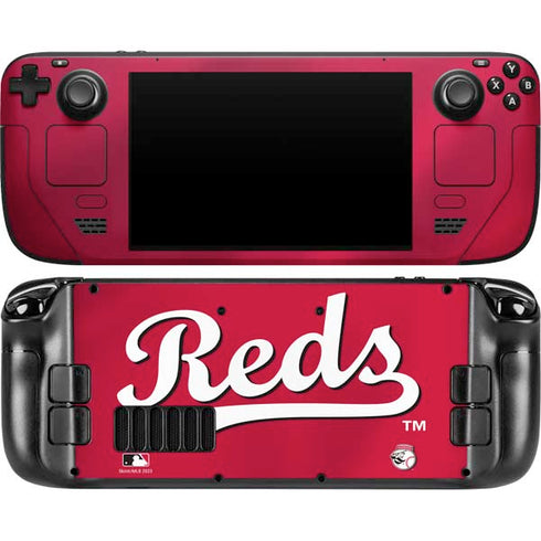 MLB Cincinnati Reds Alternate/Away Jersey Steam Deck Handheld Gaming Computer OLED Skin