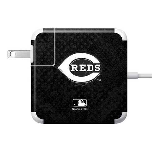 MLB Cincinnati Reds Dark Wash 85W Power Adapter (15 and 17 inch MacBook Pro Charger) Skin