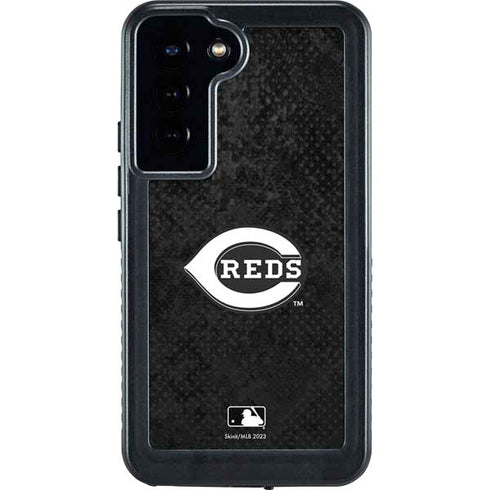 MLB Cincinnati Reds Dark Wash Galaxy S24 Plus Waterproof Case