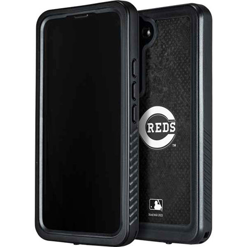 MLB Cincinnati Reds Dark Wash Galaxy S24 Plus Waterproof Case