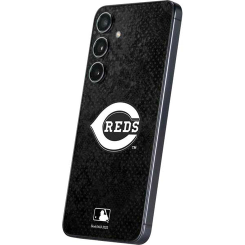 MLB Cincinnati Reds Dark Wash Galaxy S25 Skin