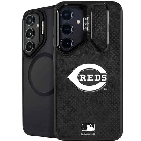 MLB Cincinnati Reds Dark Wash Galaxy S26 Kickstand Case
