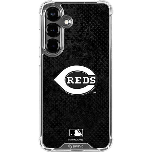 MLB Cincinnati Reds Dark Wash Galaxy S26 Plus Clear Case