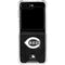 MLB Cincinnati Reds Dark Wash Galaxy Z Flip6 Clear Case
