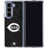 MLB Cincinnati Reds Dark Wash Galaxy Z Fold5 5G Clear Case