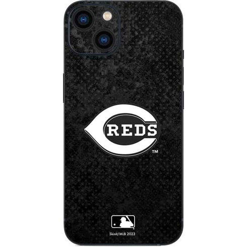 MLB Cincinnati Reds Dark Wash iPhone 15 Skin