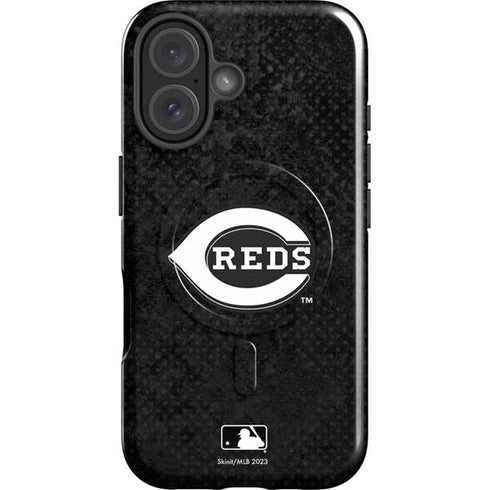 MLB Cincinnati Reds Dark Wash iPhone 16 Magsafe Impact Case