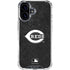 MLB Cincinnati Reds Dark Wash iPhone 16 Plus Clear Case