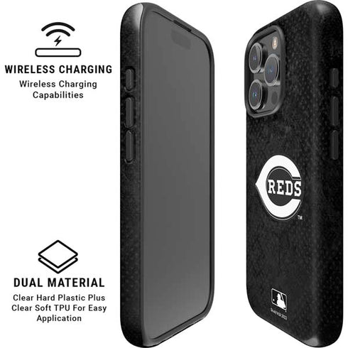 MLB Cincinnati Reds Dark Wash iPhone 16 Pro Magsafe Impact Case