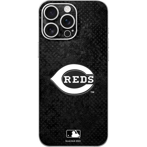 MLB Cincinnati Reds Dark Wash iPhone 16 Pro Max Skin