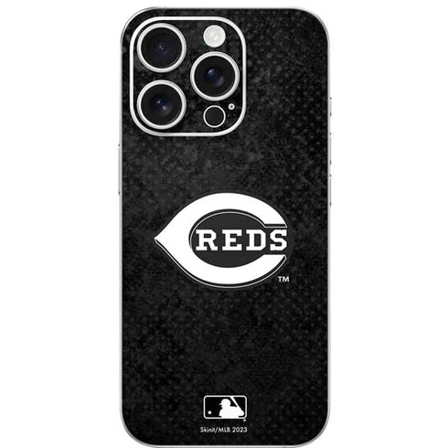 MLB Cincinnati Reds Dark Wash iPhone 16 Pro Skin