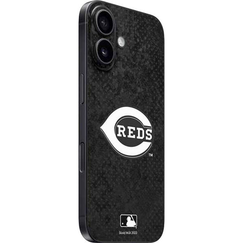 MLB Cincinnati Reds Dark Wash iPhone 16 Skin