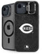 MLB Cincinnati Reds Dark Wash iPhone 16e Kickstand Case