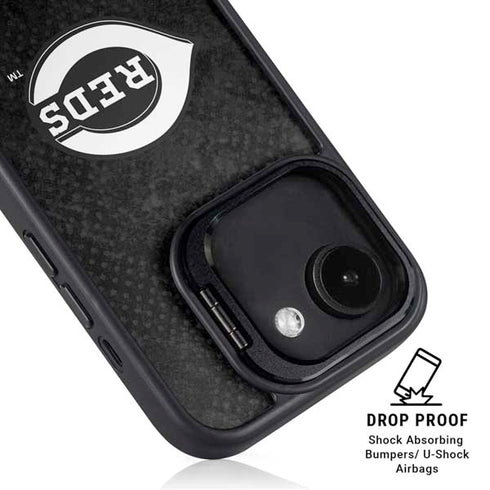MLB Cincinnati Reds Dark Wash iPhone 16e Kickstand Case