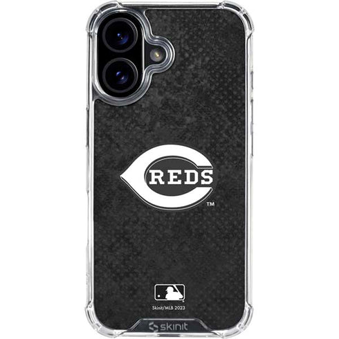 MLB Cincinnati Reds Dark Wash iPhone 17 Clear Case