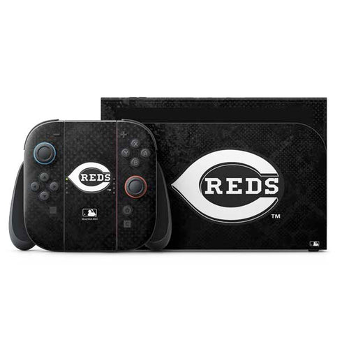 MLB Cincinnati Reds Dark Wash Nintendo Skins