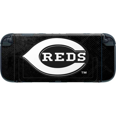 MLB Cincinnati Reds Dark Wash Nintendo Switch 2 (2025) with Joy-Con Skin
