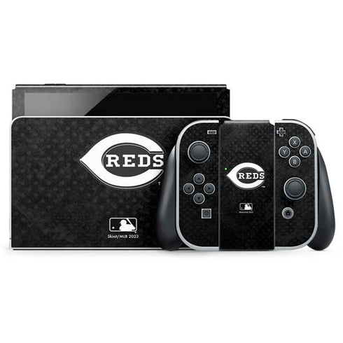 MLB Cincinnati Reds Dark Wash Nintendo Skins