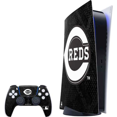 MLB Cincinnati Reds Dark Wash PlayStation PS5 Skins