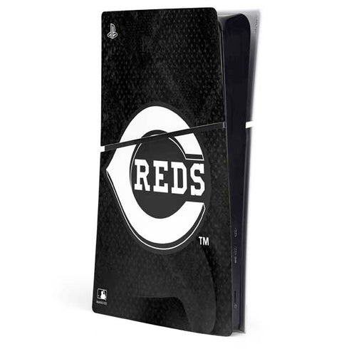 MLB Cincinnati Reds Dark Wash PS5 Slim Digital Edition Console Skin