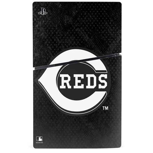 MLB Cincinnati Reds Dark Wash PS5 Slim Digital Edition Console Skin