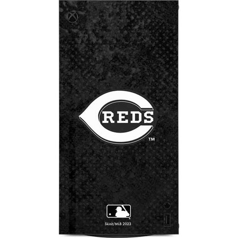 MLB Cincinnati Reds Dark Wash XBox Series X Digital Edition Console Skin