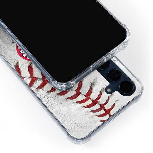 MLB Cincinnati Reds Game Ball Galaxy A35 5G Clear Case