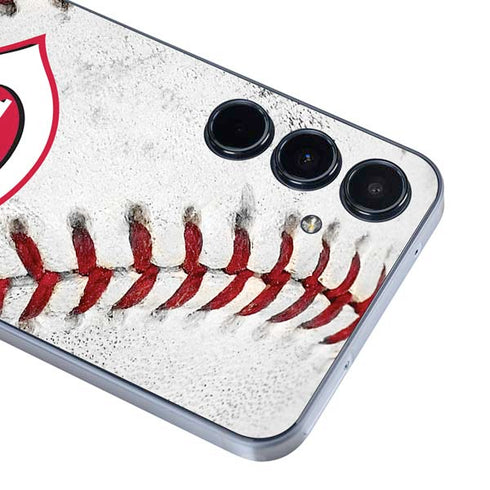 MLB Cincinnati Reds Game Ball Galaxy A35 5G Skin
