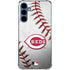 MLB Cincinnati Reds Game Ball Galaxy A55 5G Clear Case