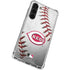MLB Cincinnati Reds Game Ball Galaxy S24 FE Clear Case