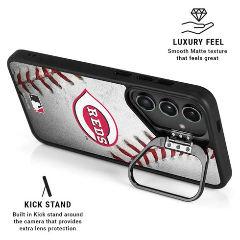 MLB Cincinnati Reds Game Ball Galaxy S25 Kickstand Case