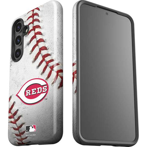 MLB Cincinnati Reds Game Ball Galaxy S25 Plus Impact Case