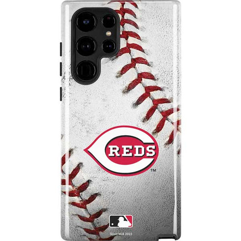 MLB Cincinnati Reds Game Ball Galaxy S25 Ultra Impact Case