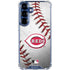 MLB Cincinnati Reds Game Ball Galaxy S25 FE Clear Case