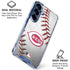 MLB Cincinnati Reds Game Ball Galaxy S25 FE Clear Case