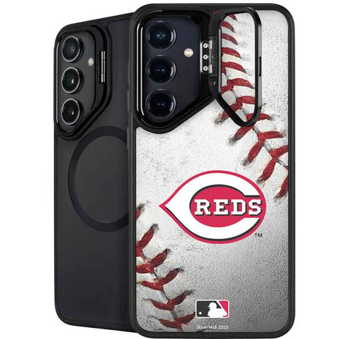 MLB Cincinnati Reds Game Ball Galaxy S25 FE Kickstand Case